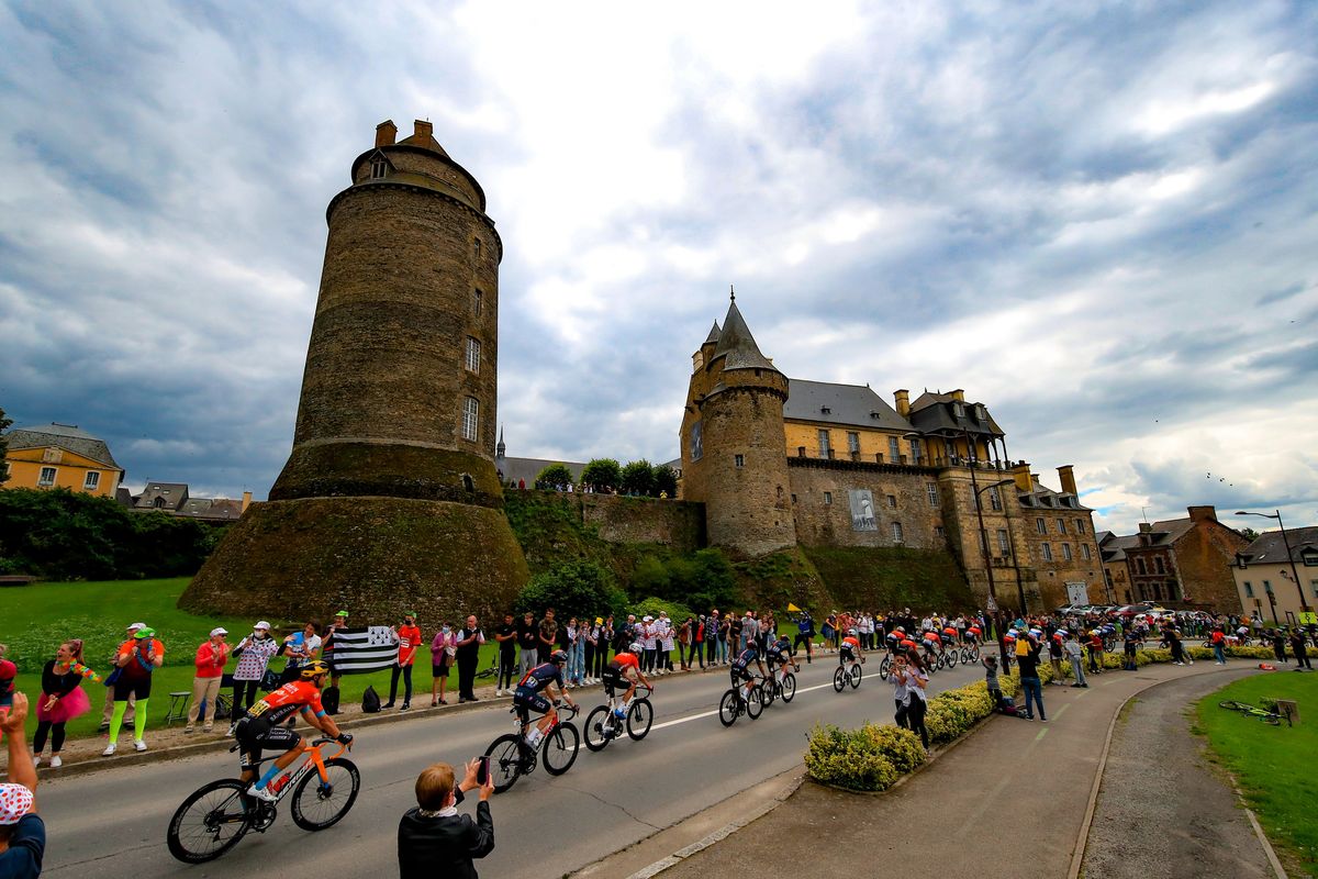Tour de France 2021 108th Edition 4th stage Redon Fougeres 1504 km 29062021 Scenery Chateau de Chateaugiron photo Luca BettiniBettiniPhoto2021