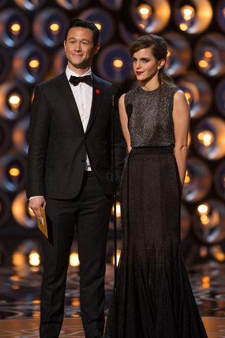 Joseph Gordon-Levitt And Emma Watson At The Oscars