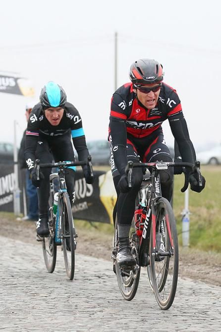 Geraint Thomas and Greg Van Avermaet