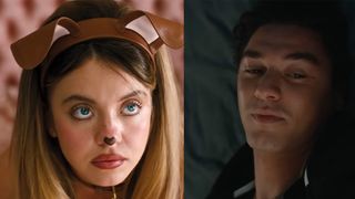 A look at Sydney Sweeney dressed as a dog on Euphoria and Belmont Camelli lying down and listening to Ella Bright on Off Campus.