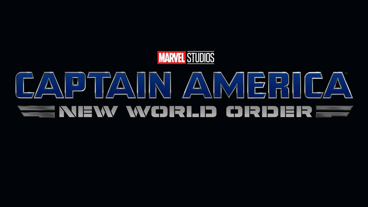 A screenshot of the official logo for the Captain America: New World Order movie