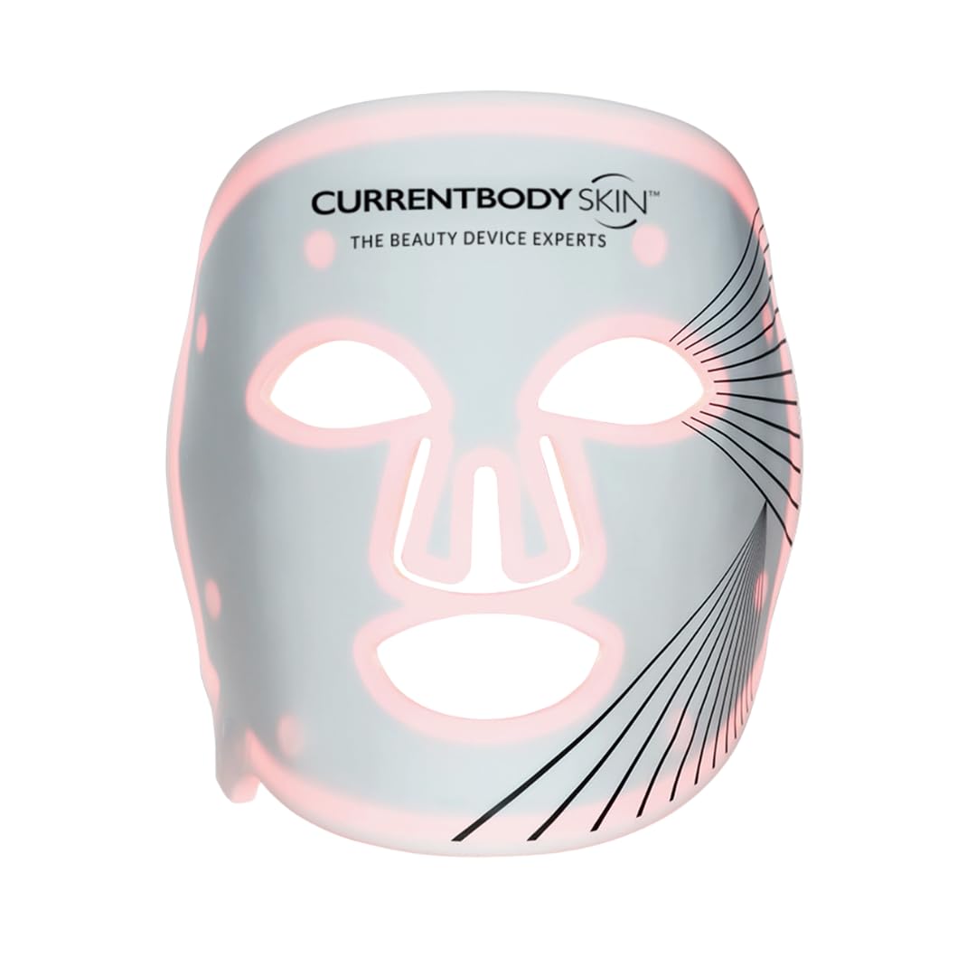 Currentbody Skin Led Light Therapy Face Mask | Red Light Therapy Treatment Device | Anti-Aging Face Mask for Wrinkle Reduction