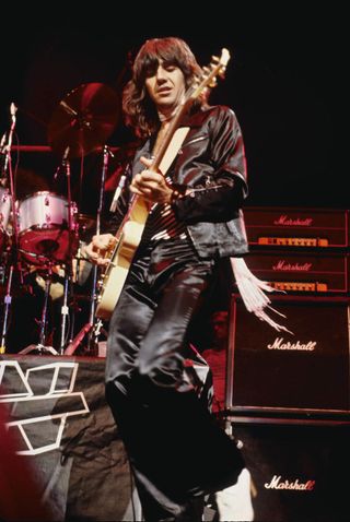 John Fannon from New England performs live on stage in New York in 1979