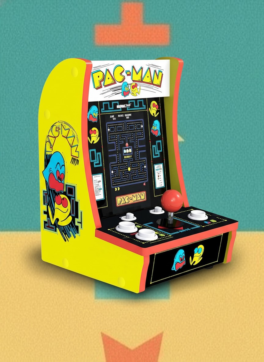Pac-Man Countercade 3 Classic Games Console 7-inch Screen