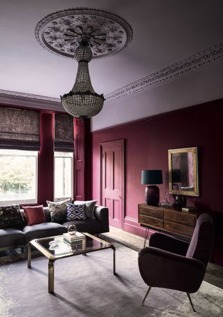 colors that go with purple lilac living room