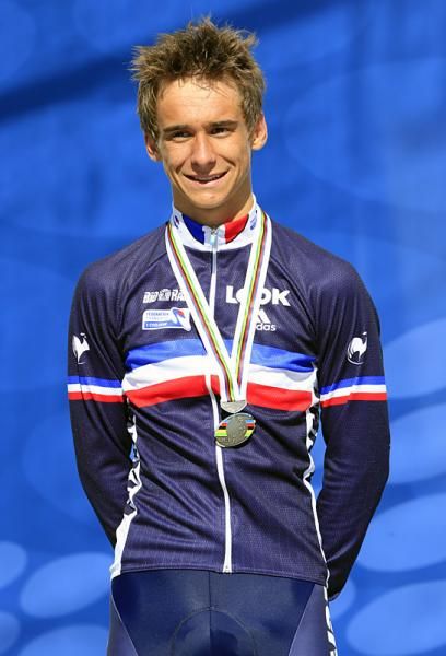 U23 road race silver medalist Bryan Coquard (France)