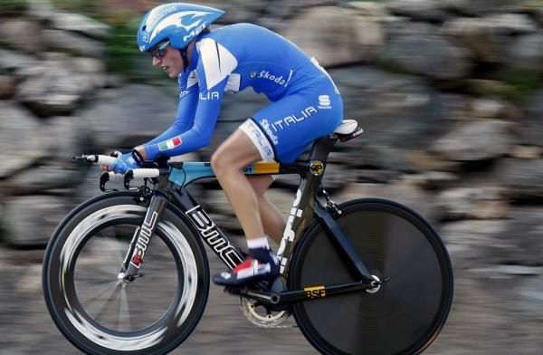 Noemi Cantele (Italy) presses on during her ride.