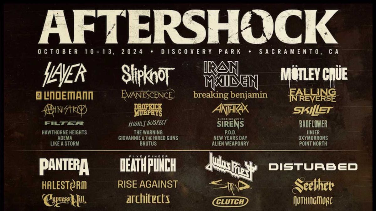 Aftershock 2024 tour poster