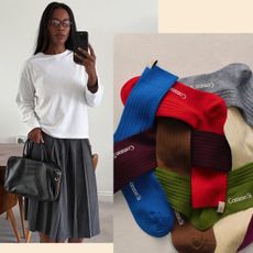 Influencer and socks