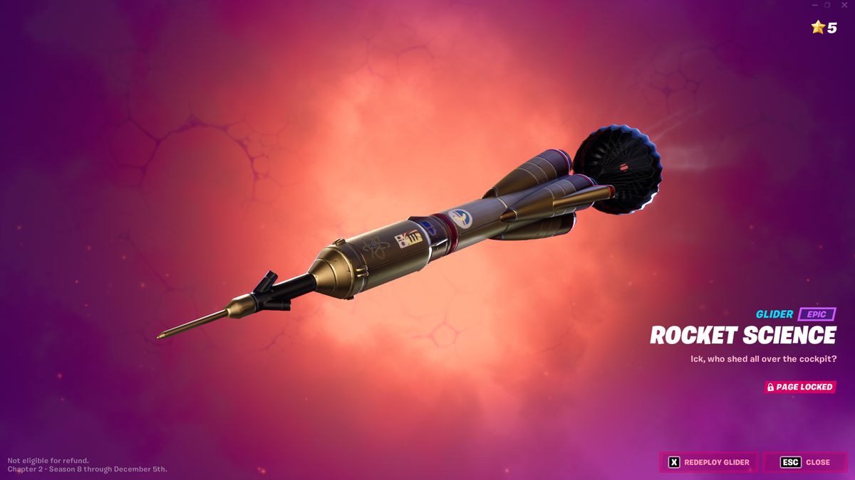 Fortnite's Chapter 2, Season 8 battlepass includes a new player skin J.B. Chimpanski, a Russian space chimp with out-of-this-world accessories.