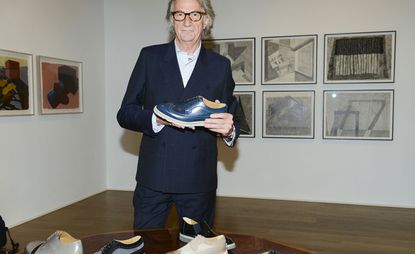 Paul Smith: The British designer gave us a personal tour of his patterned brogue line-up for S/S 2015