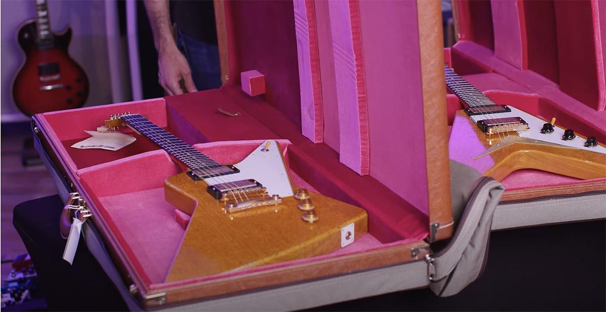Gibson Murphy Lab 58 Korina V and Explorer
