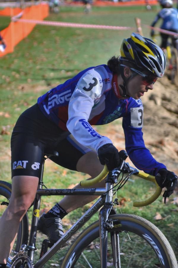 Current series leader Andrea Smith (Ladies First Racing) had a mechanical through the sand, dropping her out of the front group.