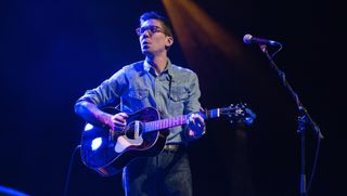 ustin Townes Earle performs on stage at Celtic Connections Festival at 02 ABC Glasgow on January 17, 2015 in Glasgow, Scotland