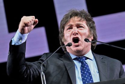 Argentine presidential candidate Javier Milei.