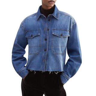 Cut-Off Denim Shirt