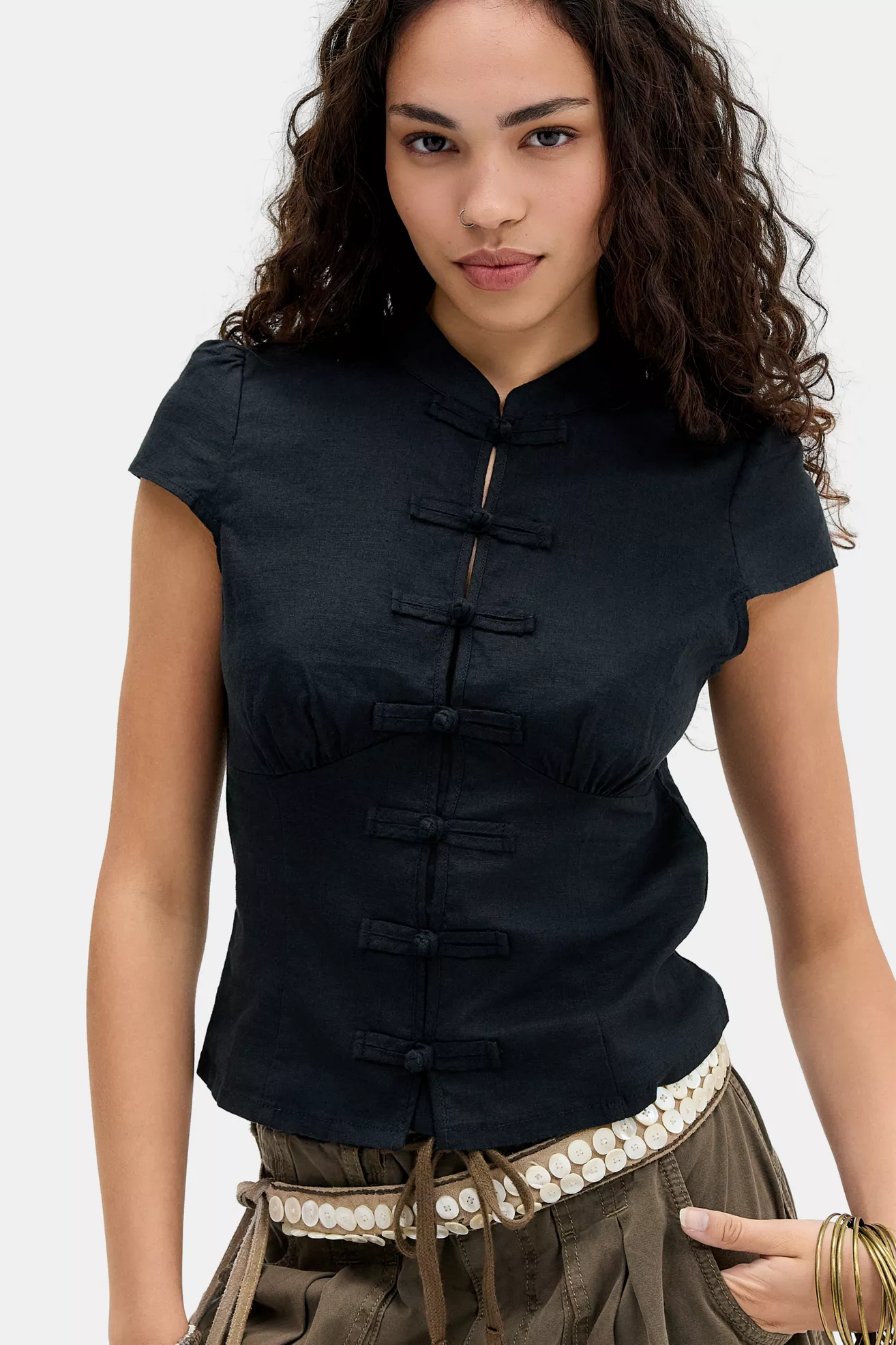 Kimchi Blue Frankie Frogging Shirt
