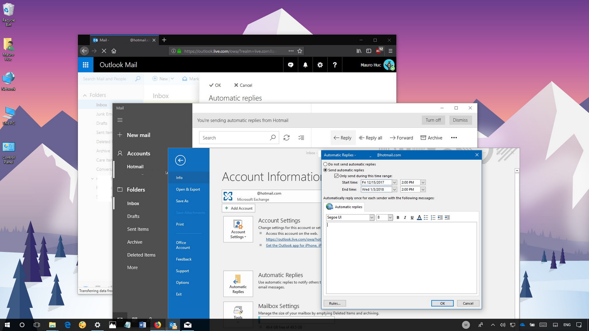 Виндовс аутлук. Outlook 2018. Outlook на рабочий стол Windows 10. Outlook красивые обои. Outlook виджеты IOS.