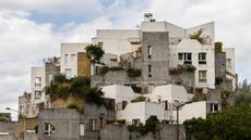 Marat building, &Eacute;toiles d&rsquo;Ivry, Ivry-sur-Seine, one of its brutalist duplex units is for sale