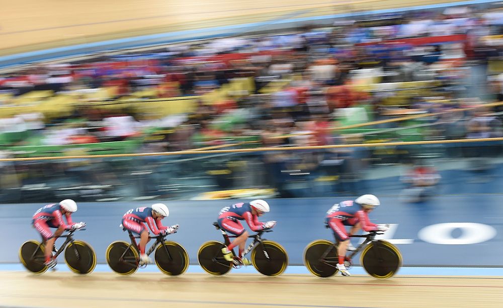 Team USA set a national record with the fastest qualifying time