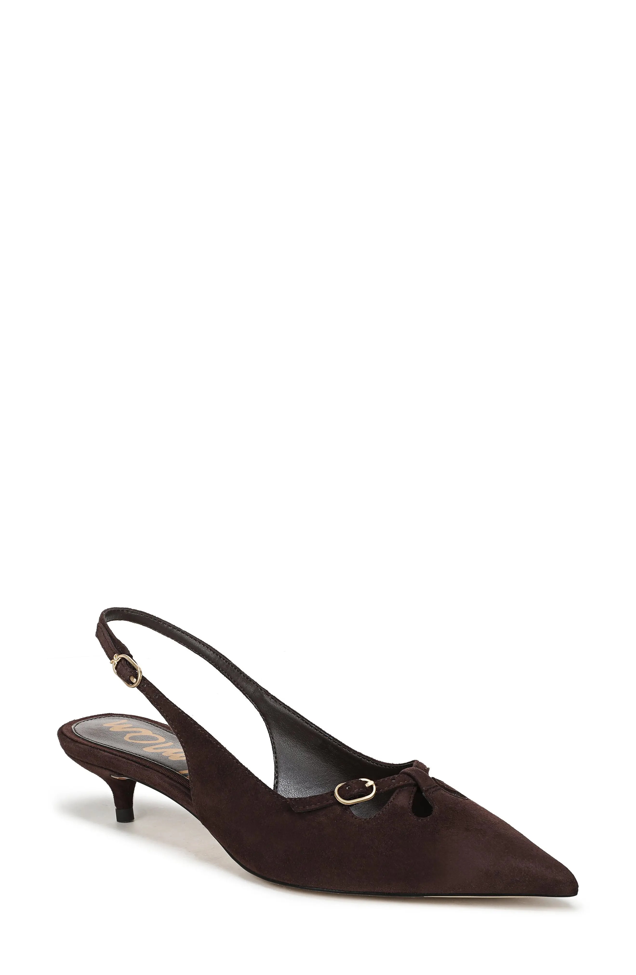 Fauna Kitten Heel Slingback Pump
