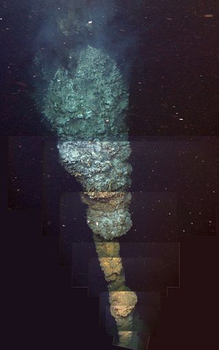 deep sea vent photos, black smoker images, hydrothermal vent images