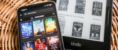 Kindle Unlimited i Kindleappen och en Kindle e-boksläsare