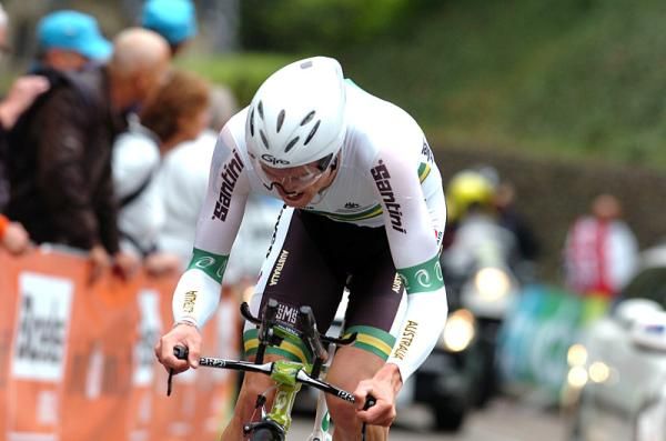 Pre-race favourite Rohan Dennis (Australia) powers to a silver medal in the U23 time trial Worlds.