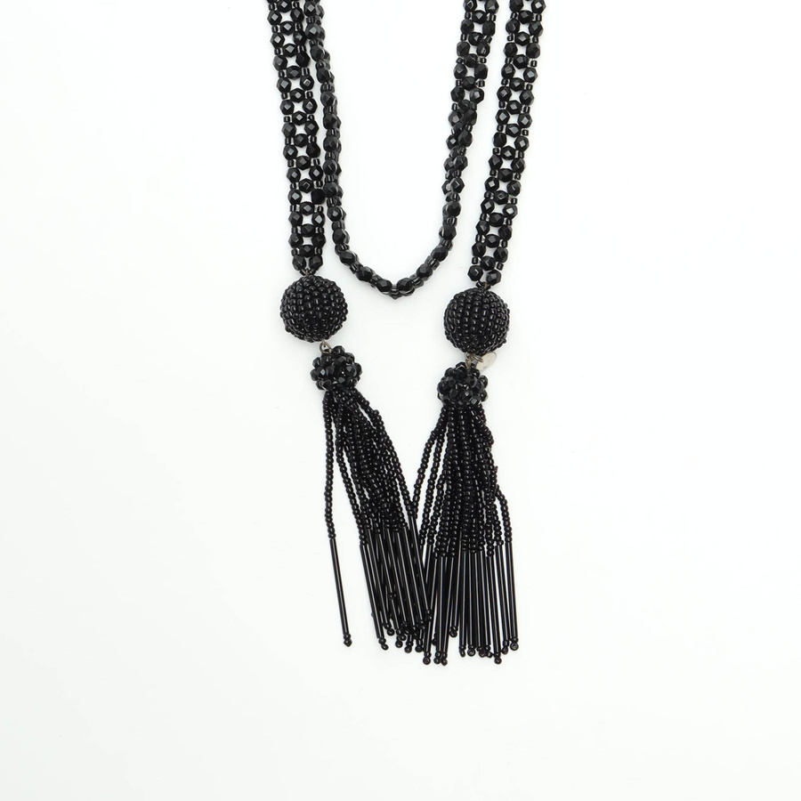 Vintage Bottega Veneta Tassel Necklace - a Retro Tale - One Size