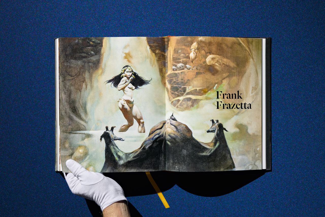 Spreads from Taschen's Lucas Museum of Narrative Art monograph