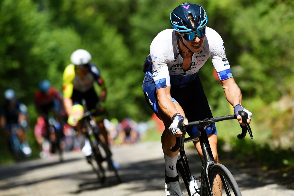 ROCHEFORT BELGIUM JULY 25 Sep Vanmarcke of Belgium and Team Israel Premier Tech competes during the 43rd Ethias Tour de Wallonie 2022 Stage 3 a 1956km stage from Vis to Rochefort ethiastourdewallonie22 on July 25 2022 in Rochefort Belgium Photo by Luc ClaessenGetty Images