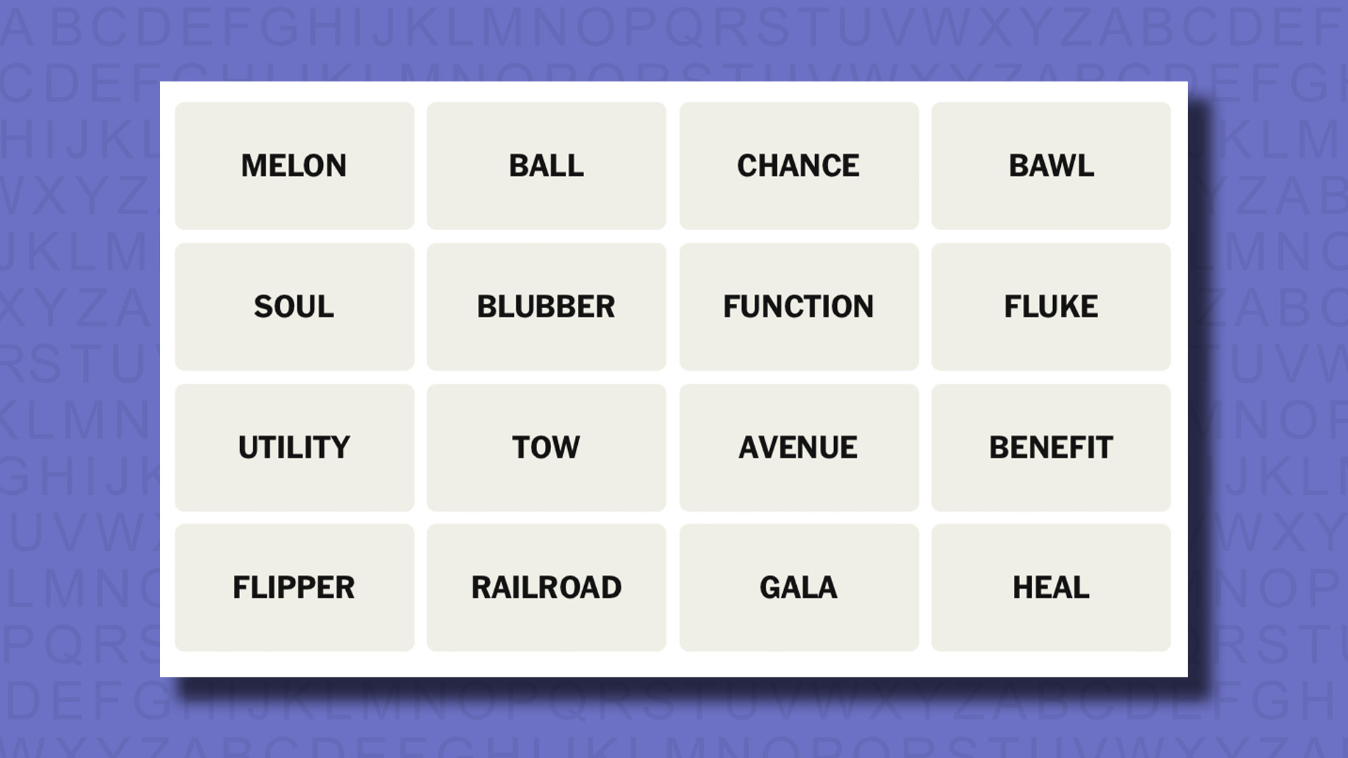 NYT Connections hints for game 708 on a purple background