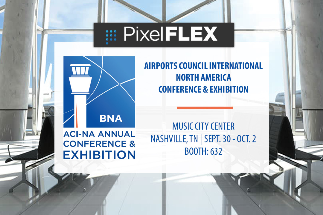 PixelFLEX to Showcase LED Airport Technologies at ACI-NA Conference