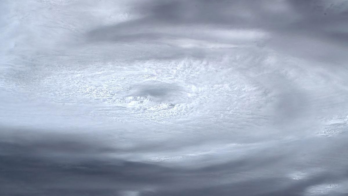 European Space Agency astronaut Luca Parmitano shared this view of Hurricane Dorian from the International Space Station on Sept. 1, 2019.