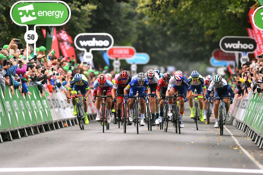 The sprint winds up on stage 3 of the Tour of Britain