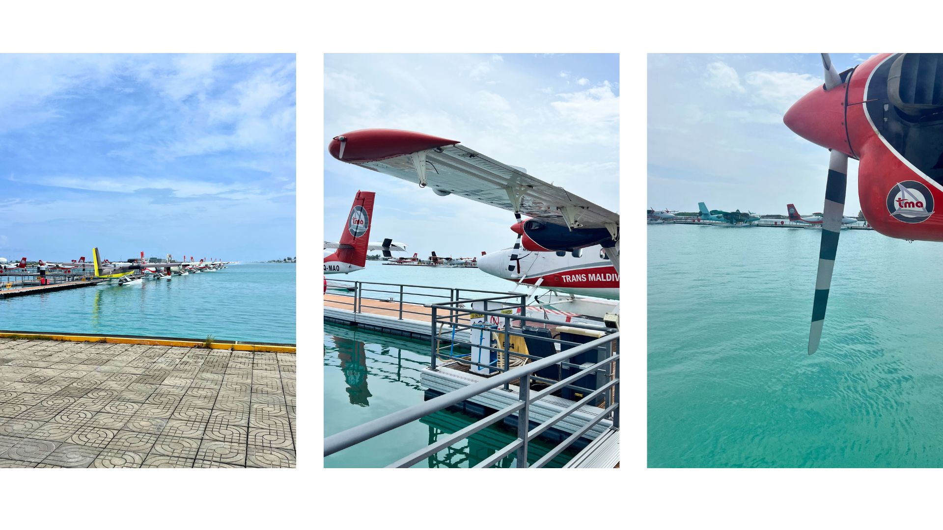 Maldives Seaplane Terminal at airport