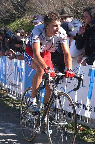 Yaroslav Popovych tackling Monte Zoncolan at the 2003 Giro.
