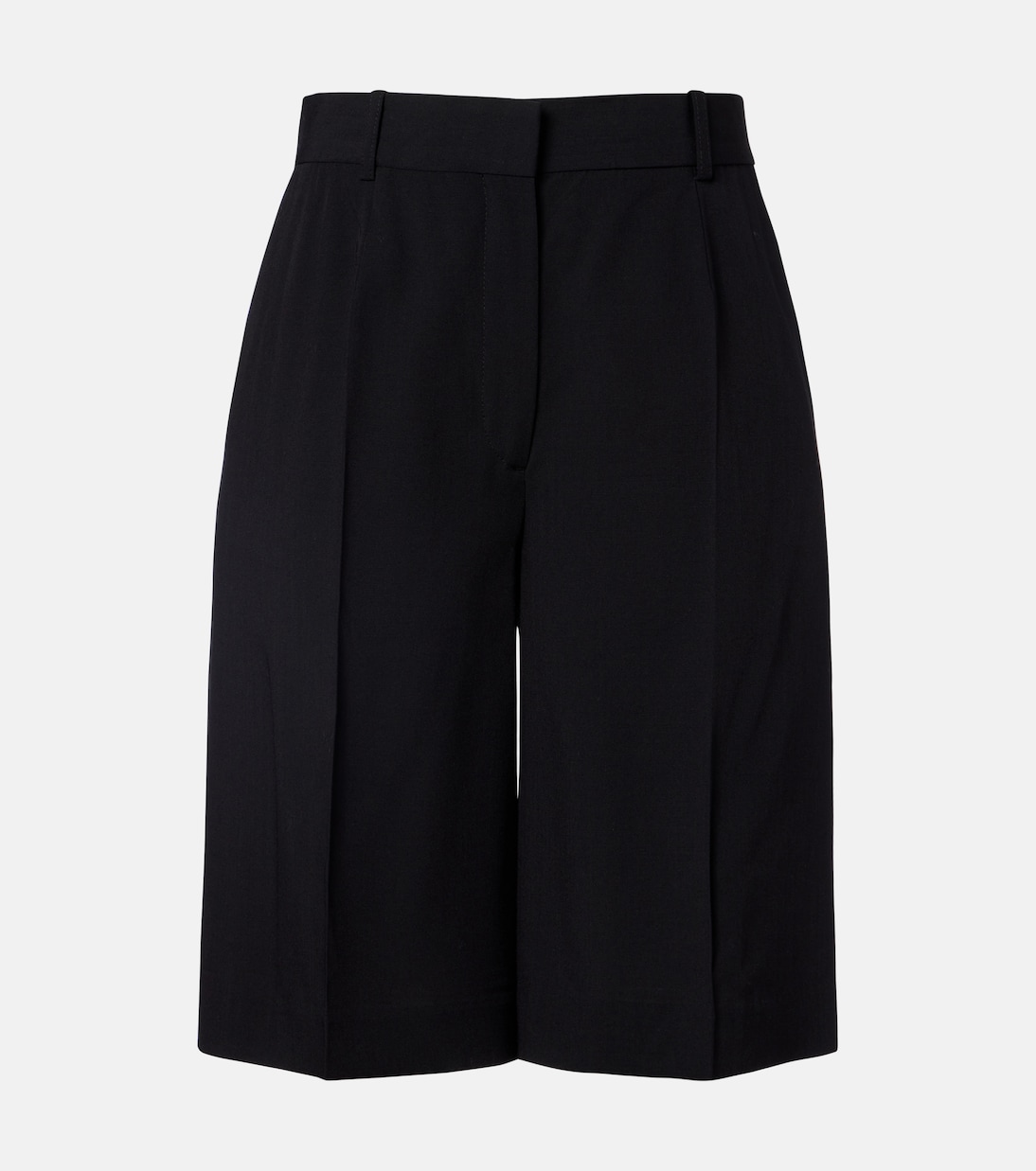 High-Rise Bermuda Shorts