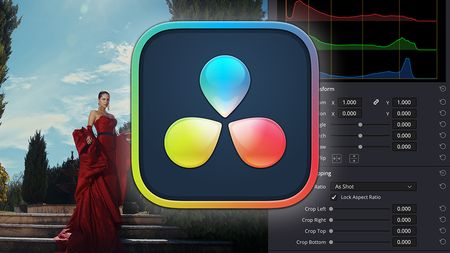 DaVinci Resolve logo over the Davinci Resolve Photo page