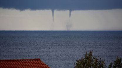 Waterspouts off the coast of Marseille in 2022