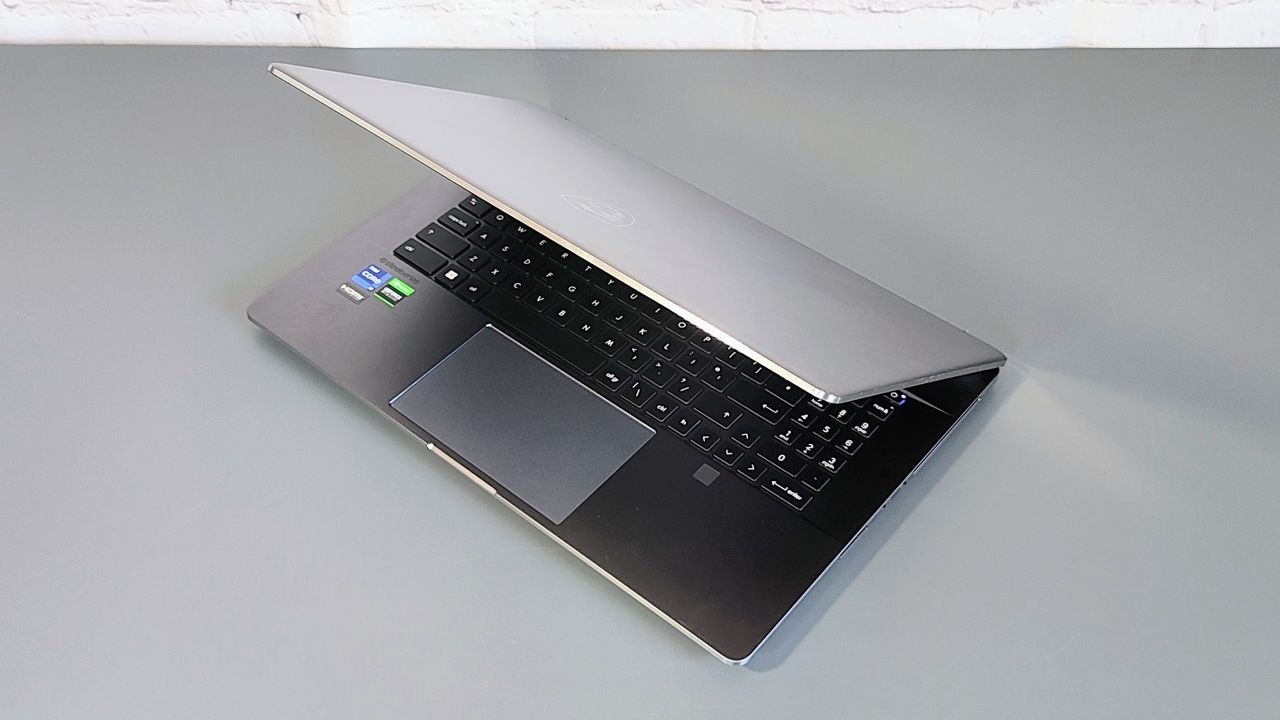 The MSI Z17 Creator from above