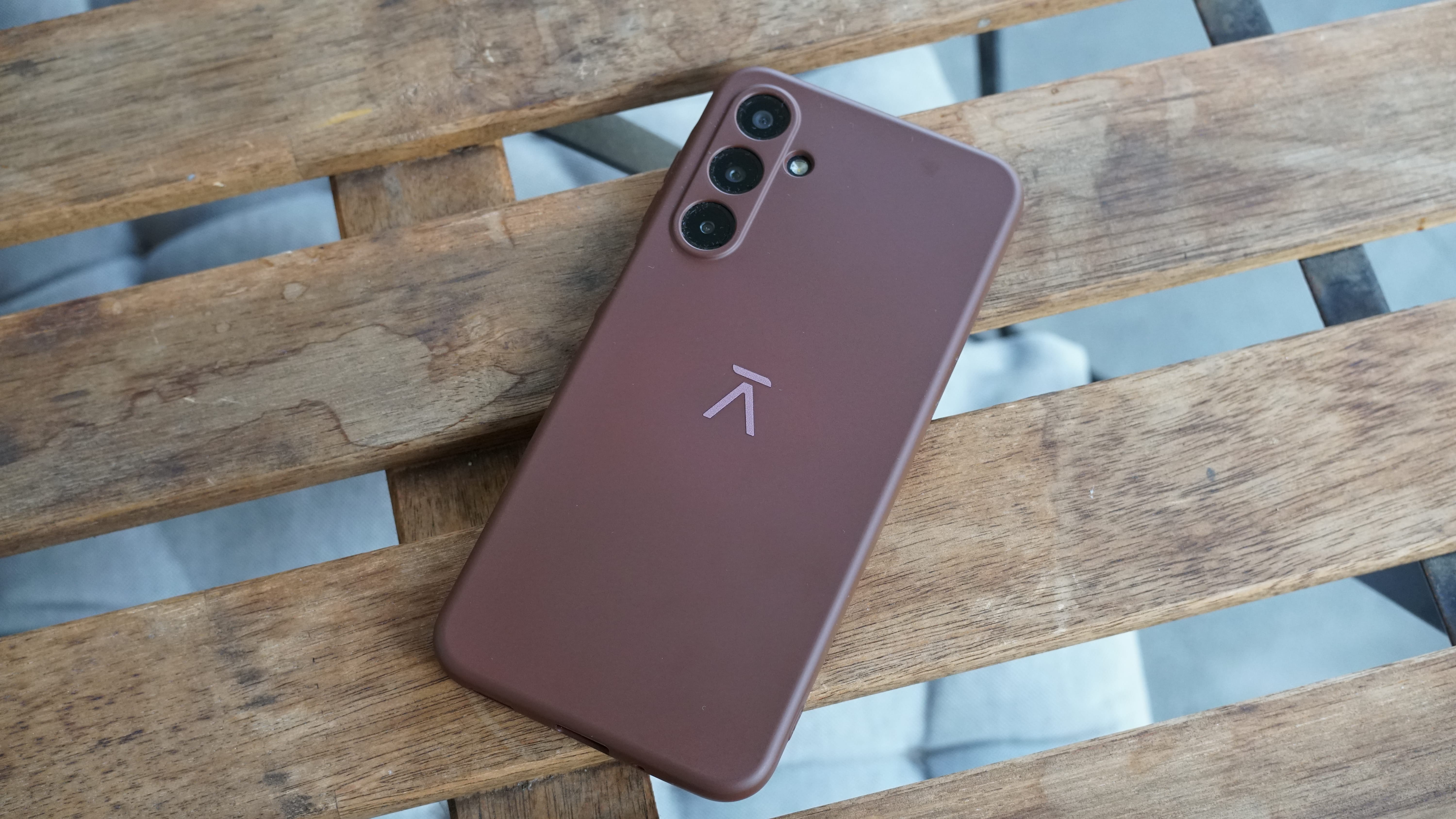 The Balance Phone being held in the hand