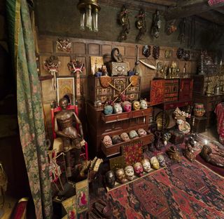 some of the collections at Snowshill Manor in the care of the National Trust