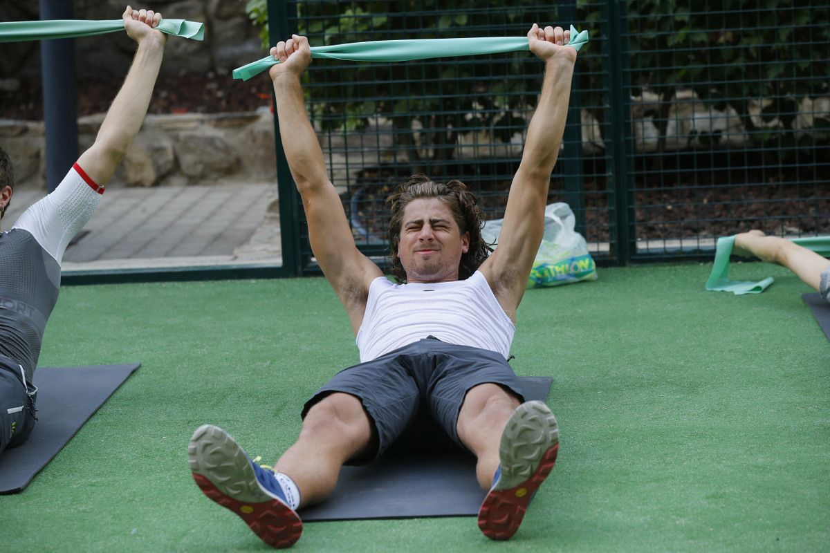Peter Sagan feeling the pain