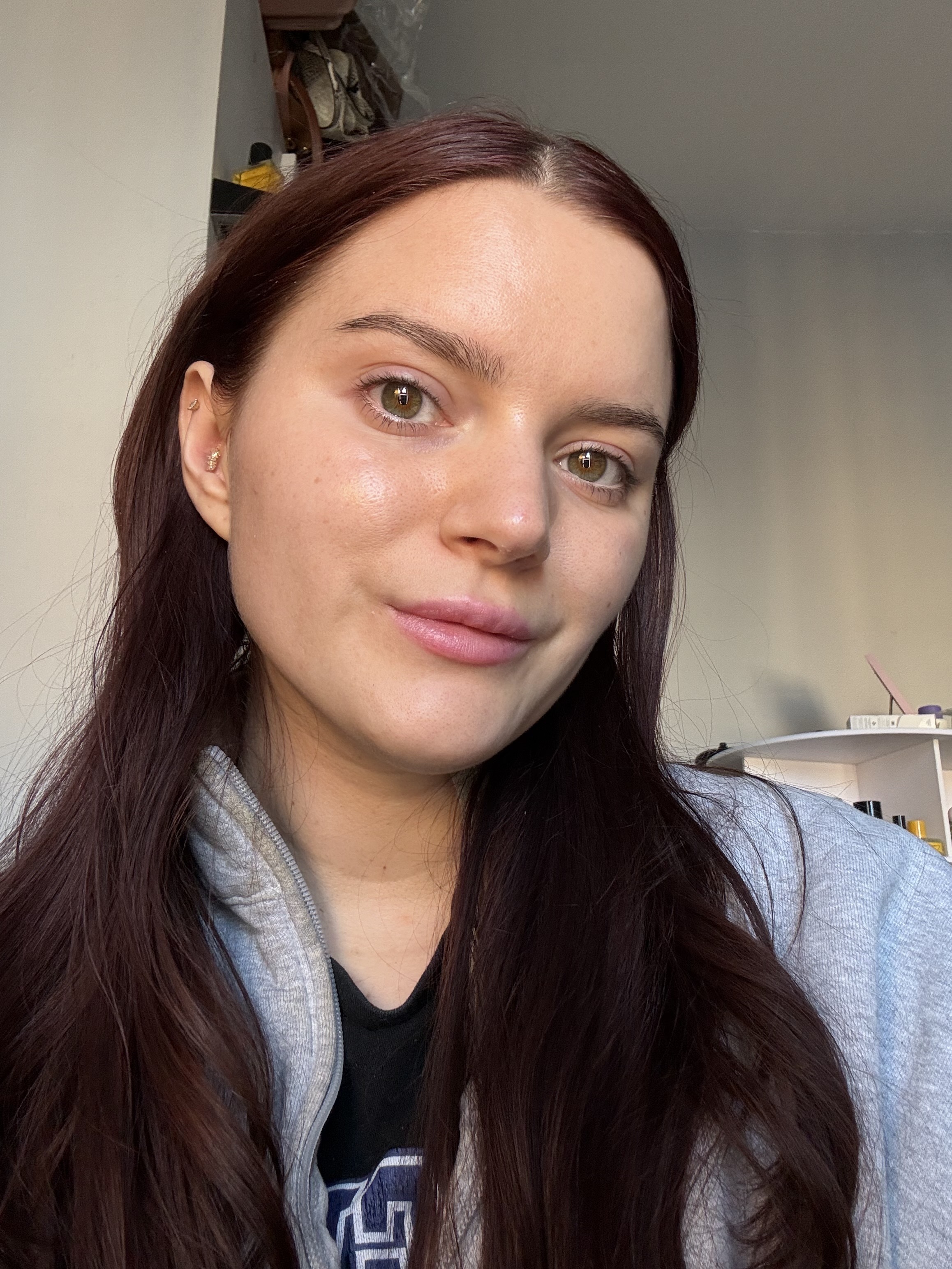 Brooke Knappenberger after testing Winky Lux Ph Lip Liner