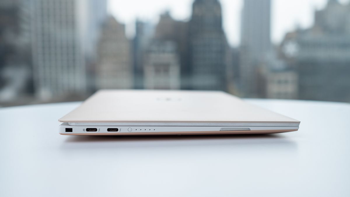 The laptop is just as slim and light as last year.