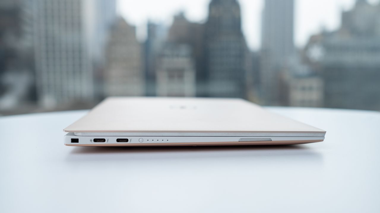 The laptop is just as slim and light as last year.
