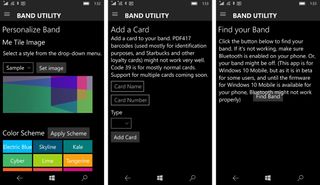 Band Utility Windows Phone