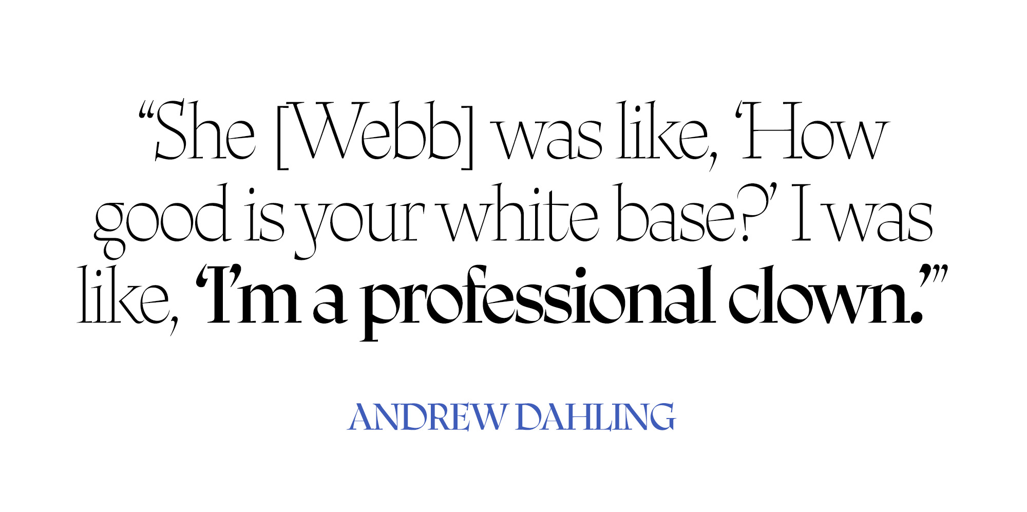 Pull quote from Andrew Dahling.