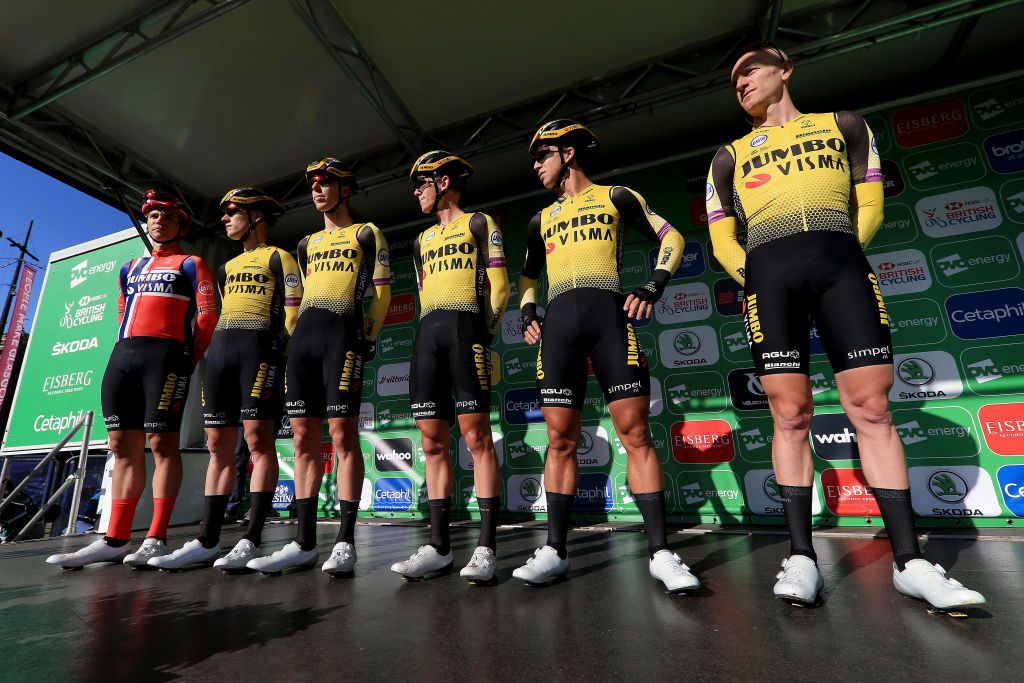 Jumbo Visma at the Tour of Britain